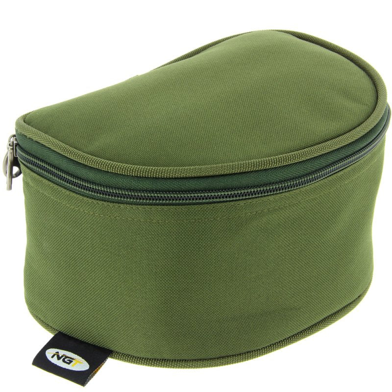 NGT Fishing Reel Cases Pouch Padded Green Carp Fishing Fits Most Big Pit Reels - NGT Tackle Shop