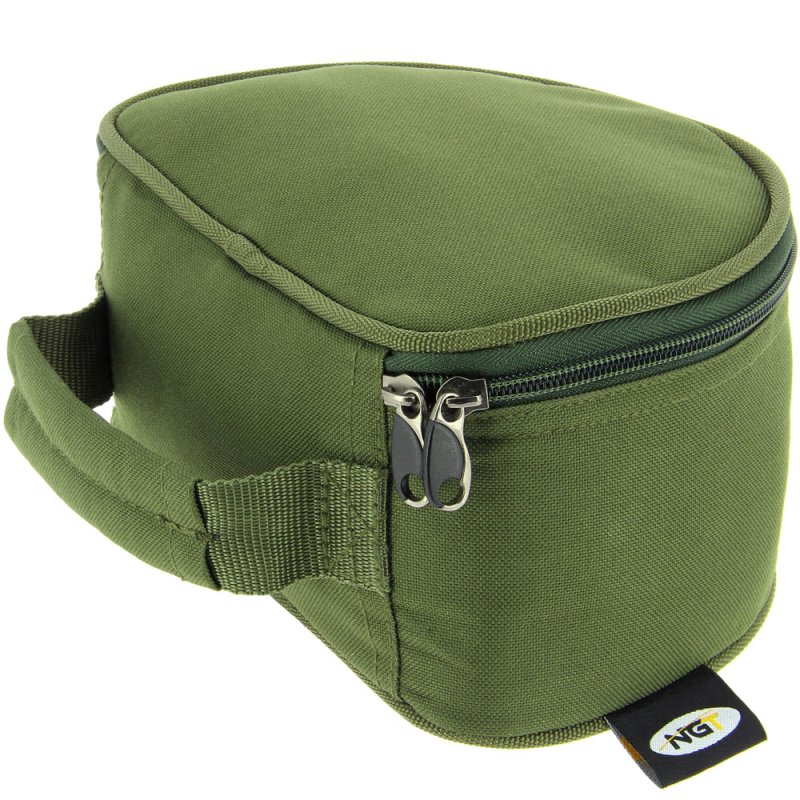 NGT Fishing Reel Cases Pouch Padded Green Carp Fishing Fits Most Big Pit Reels - NGT Tackle Shop