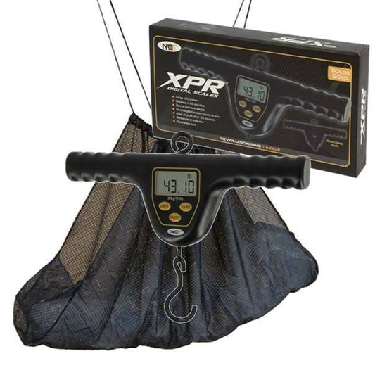 NGT Fishing Scales with Weigh Sling Carp Coarse XPR Digital Fishing Scales T - Bar - NGT Tackle Shop