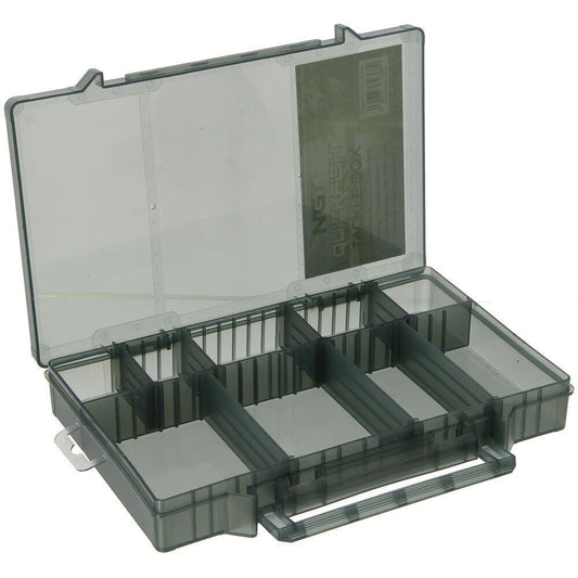 NGT Fishing Tackle Box Quickfish Carp Coarse Terminal Hooks Floats Box Empty - NGT Tackle Shop
