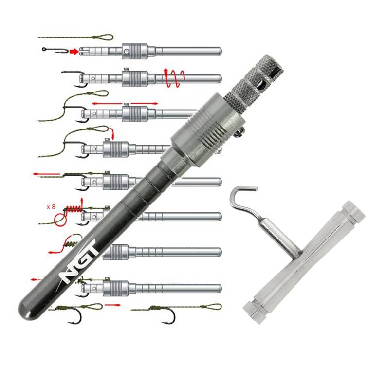 NGT Hair Rig Tying Tool with Knot Puller - 1 - NGT Tackle Shop