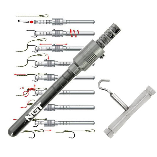 NGT Hair Rig Tying Tool with Knot Puller - 1 - NGT Tackle Shop