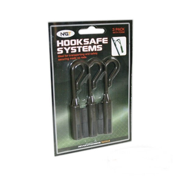 NGT Carp Rod Hook Safe System 3 Pack for Made Up Carp Fishing Rods Hair Rigs - NGT Tackle Shop