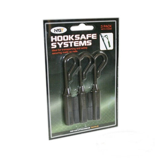 NGT Carp Rod Hook Safe System 3 Pack for Made Up Carp Fishing Rods Hair Rigs - NGT Tackle Shop