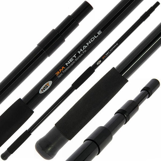 NGT Landing Net Handle 3M 3 Section - NGT Tackle Shop