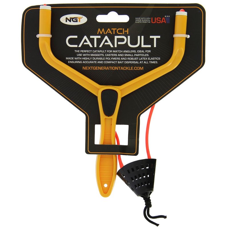 NGT Match Carp Fishing Catapult for Maggots Baits Pellets Feed Bait - NGT Tackle Shop