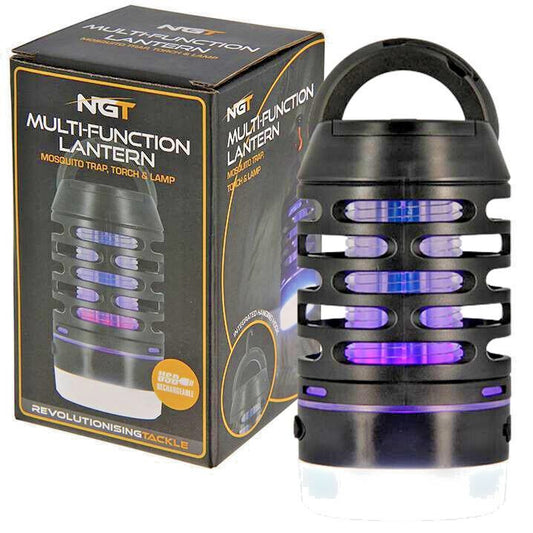 NGT Mozzi Lamp Mosquito Bug Zapper Carp Fishing Bivvy Torch Rechargeable Light - NGT Tackle Shop
