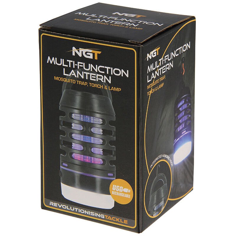 NGT Mozzi Lamp Mosquito Bug Zapper Carp Fishing Bivvy Torch Rechargeable Light - NGT Tackle Shop