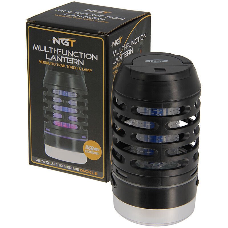 NGT Mozzi Lamp Mosquito Bug Zapper Carp Fishing Bivvy Torch Rechargeable Light - NGT Tackle Shop