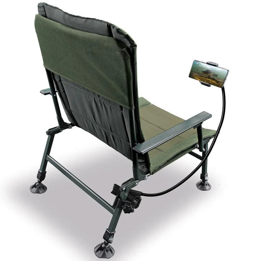 NGT Phone Holder with Carp Fishing Chair Bedchair Adaptor and Flexible Arm - NGT Tackle Shop