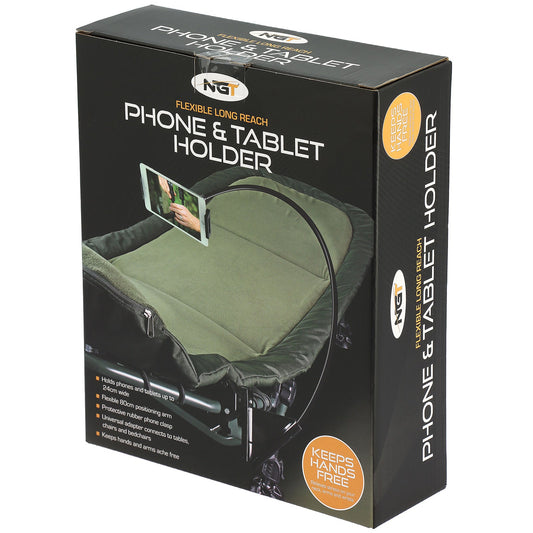 NGT Phone Tablet Holder with Chair Adaptor and Flexi Arm -1 - NGT Tackle Shop