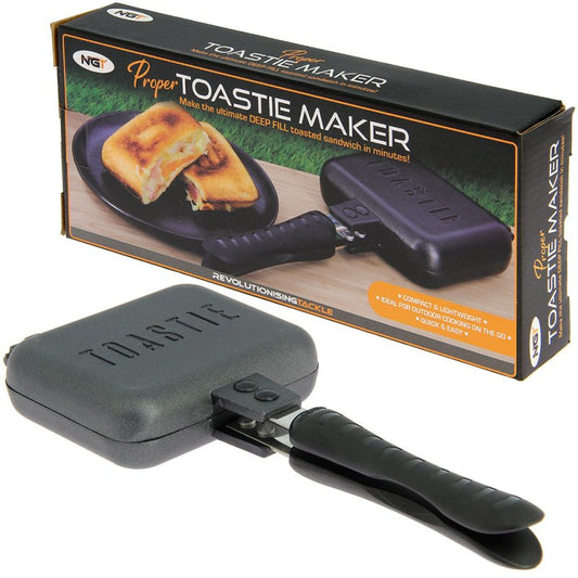 NGT Proper Toastie Maker Carp Fishing Sandwich Toaster Bankside Grill Camping - NGT Tackle Shop