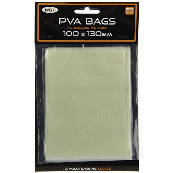 NGT PVA bags - 100x130mm | 20 Pack - 1 - NGT Tackle Shop