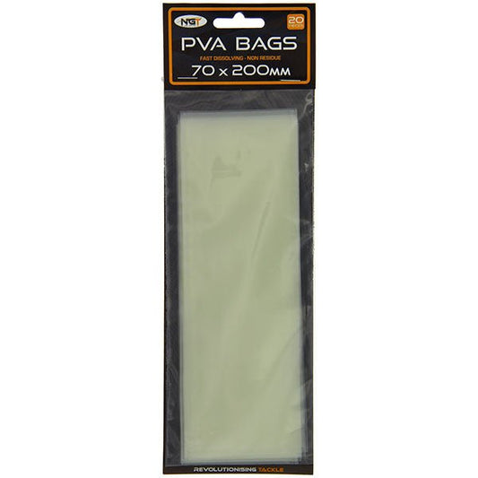NGT PVA bags - 70x200mm | 20 Pack - 1 - NGT Tackle Shop