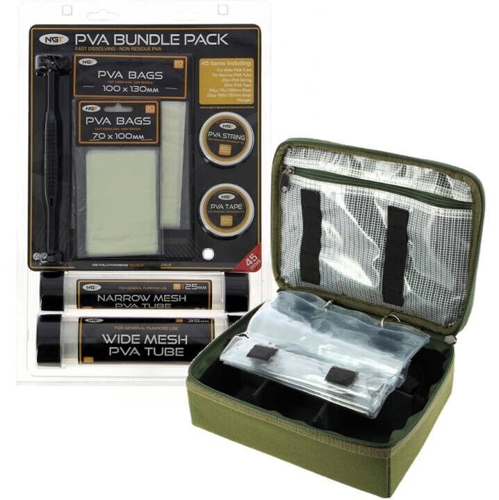 NGT PVA Carp Fishing Bundle & Case Set - NGT Tackle Shop