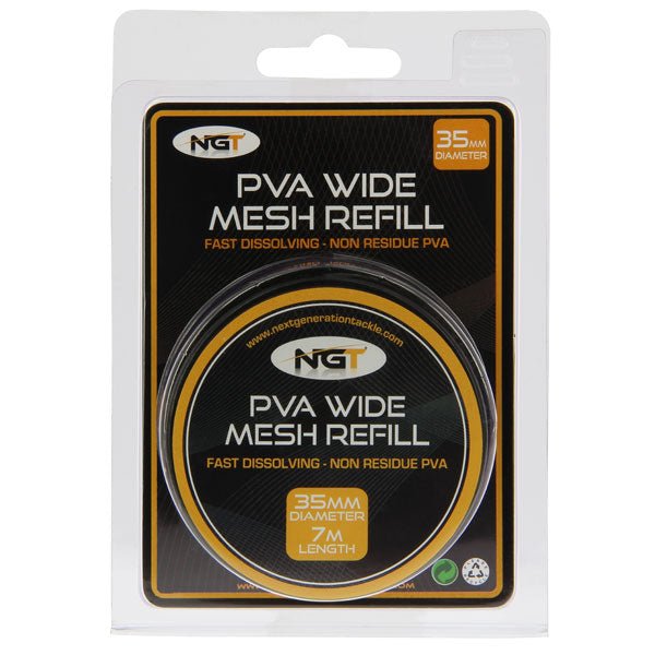 NGT PVA Refill Wide Mesh (35mm) 7m Refill -1 - NGT Tackle Shop