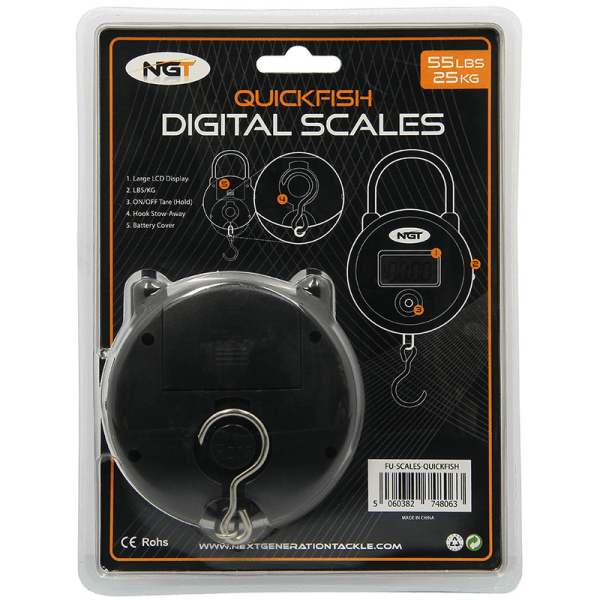 NGT Quickfish Fishing Digital Scales - NGT Tackle Shop