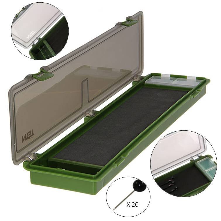 Pin Rigging Tackle Carp Fishing Rig Box – Tackle Wallet | NGT Tackle Shop