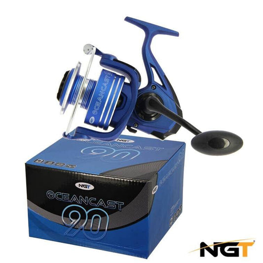 NGT Sea Fishing Reel Oceancast 90 Large Shore Beach Surf Fixed Spool Reel - NGT Tackle Shop