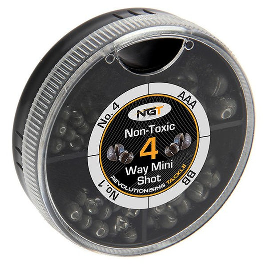 NGT SPLIT SHOT 4 WAY MINI DISPENSER - NGT Tackle Shop