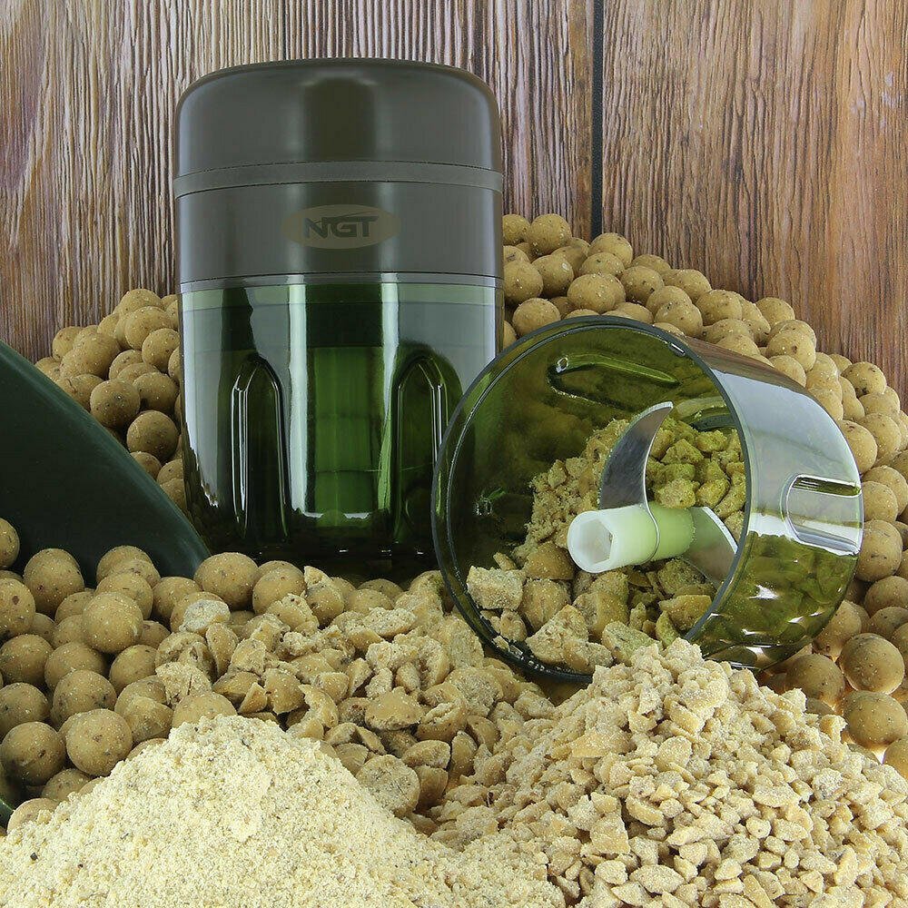 NGT Electric Boilie Grinder Carp Fishing USB Rechargeable Crusher Bait Chopper - NGT Tackle Shop