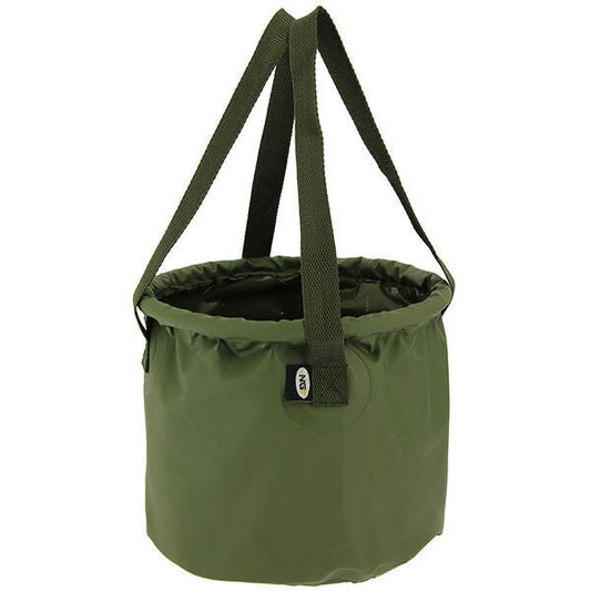 NGT WATER BUCKET 7L Collapsible Bucket with Handles Unhooking Fish Care Aid PVC - NGT Tackle Shop