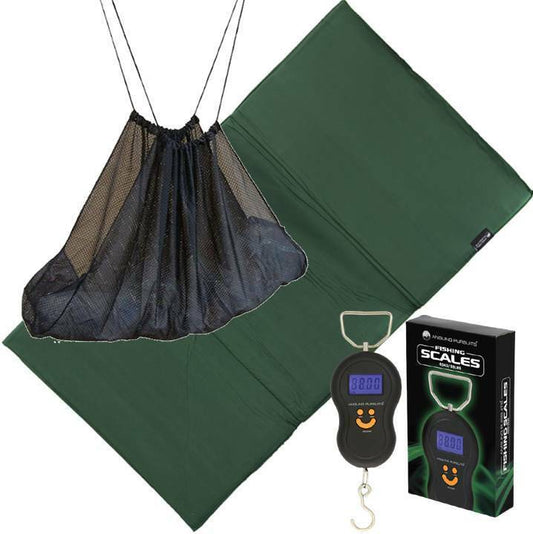 Unhooking Mat Weigh Sling Digital Fishing Scales Set - NGT Tackle Shop